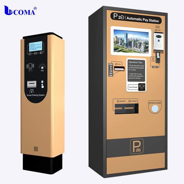 Mesin Dispenser Kartu Antrian Dengan Sistem Parkir Pembayaran Otomatis